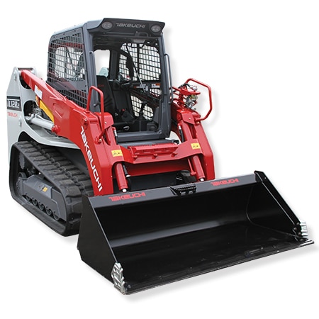 Takeuchi TL12R Enclosed Cab Skid Steer w/ FAE Mulching head-image